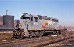 CSX SBD 6365, ex-SCL 1656, GP40, Connellsville, PA. 10-19-1987